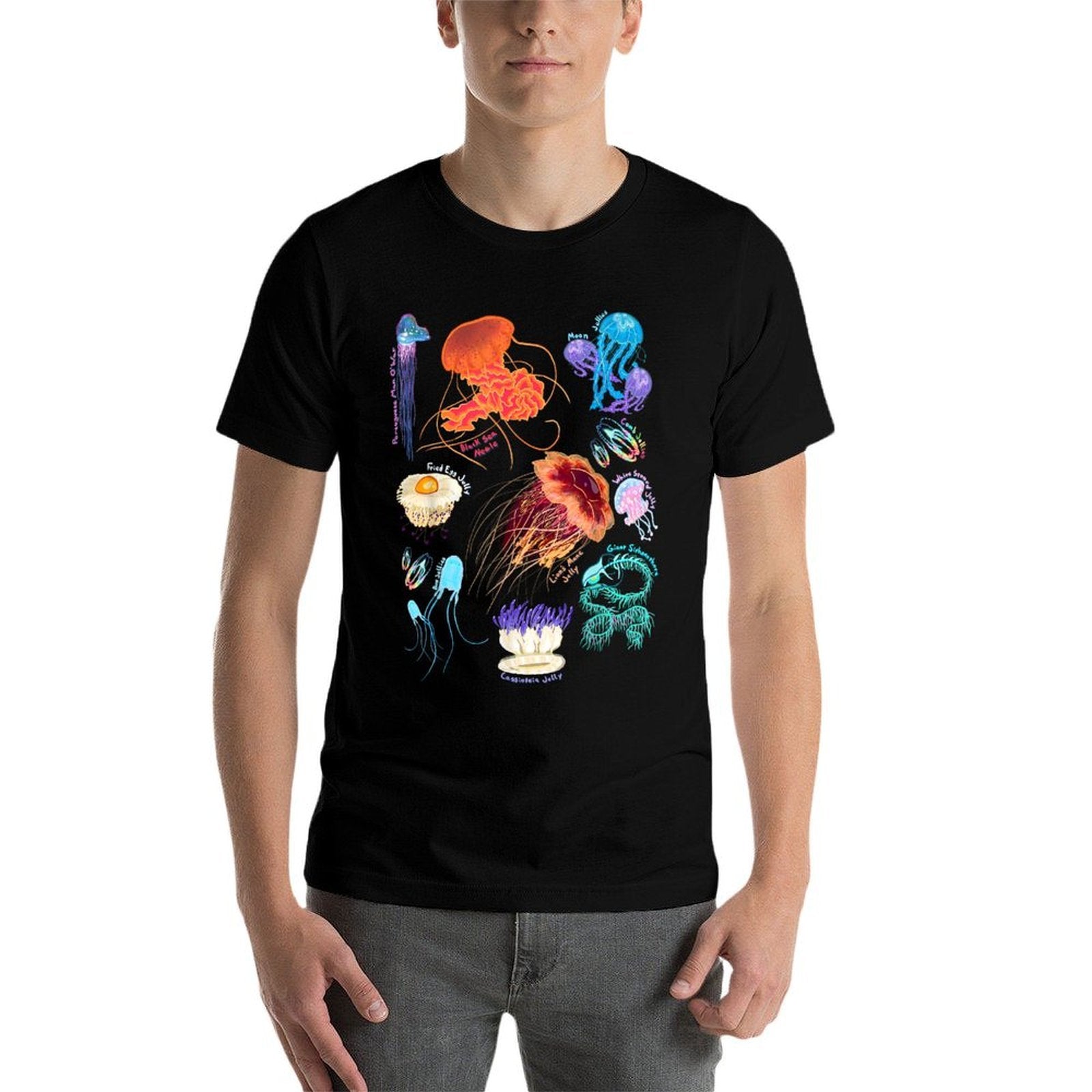 Marine Biology Jellyfish  Trendy Pattern T-Shirt