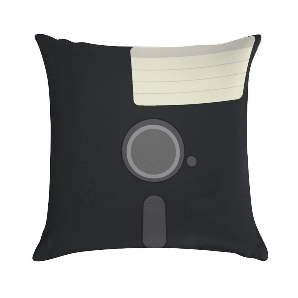 Floppy Disc 5.25 Soft Fade-Resistant Throw Pillow
