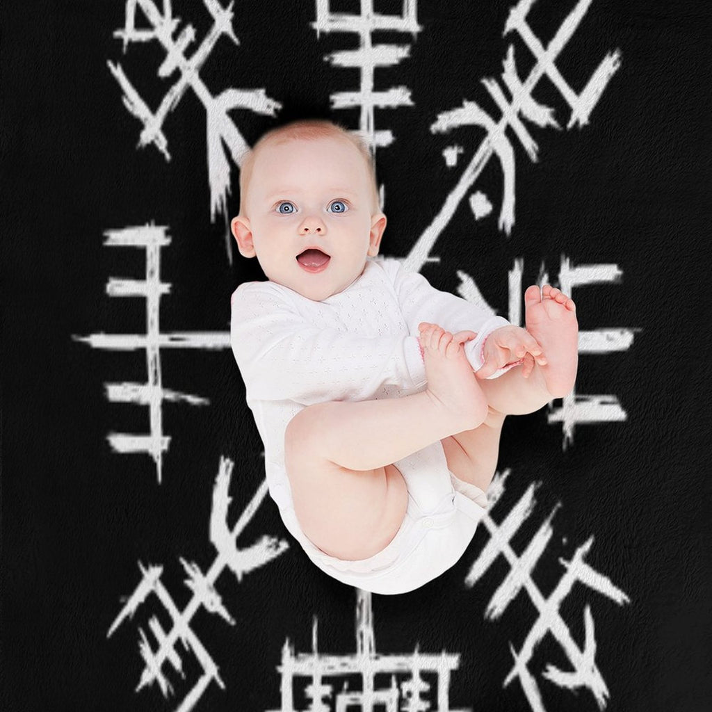 Viking Compass Vegvisir Lightweight Throw Blanket