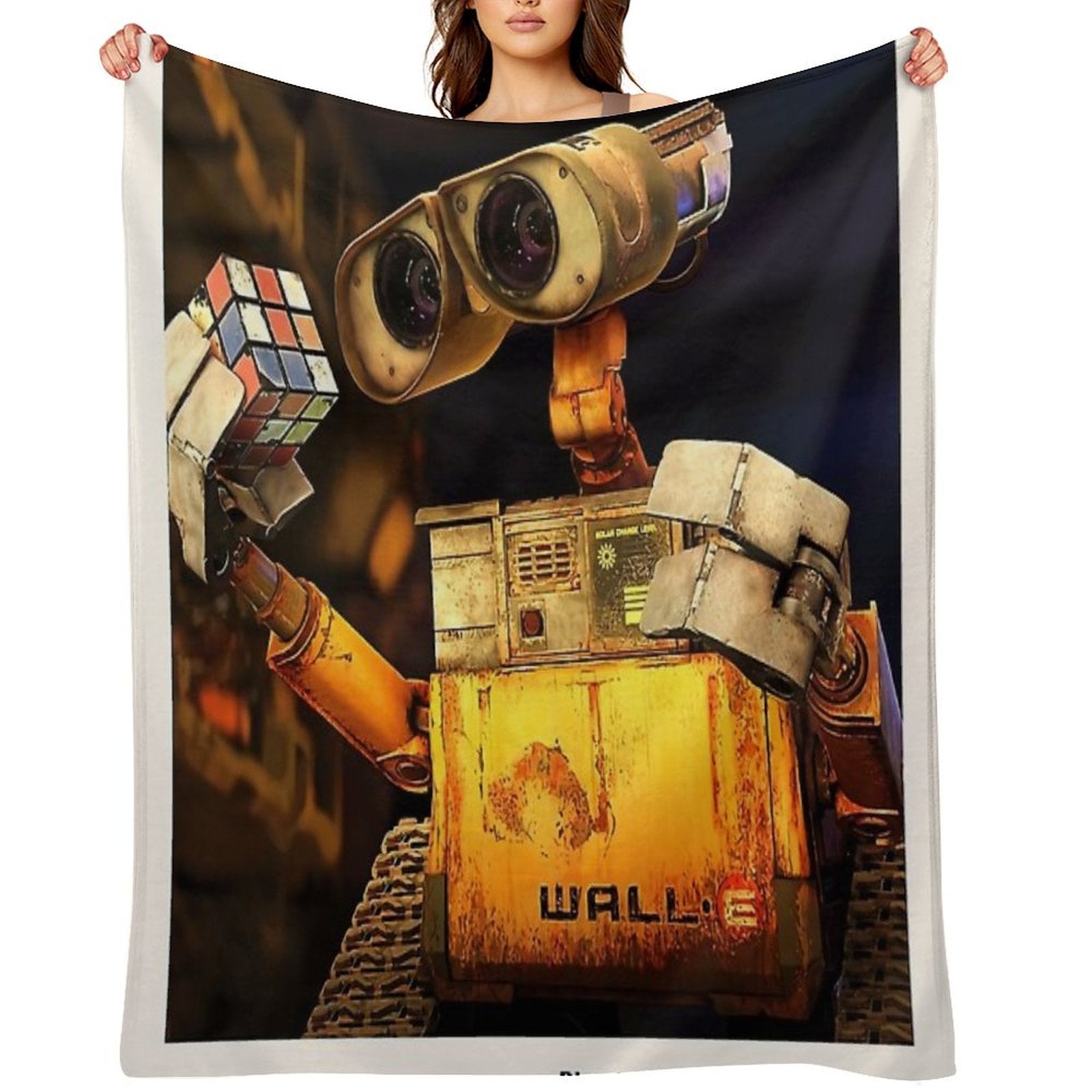 Cartoon Animation Wall E Quick-dry Throw Blanket