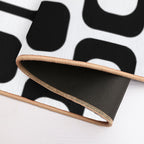 Ipanema Black And White  Versatile Bath Mat