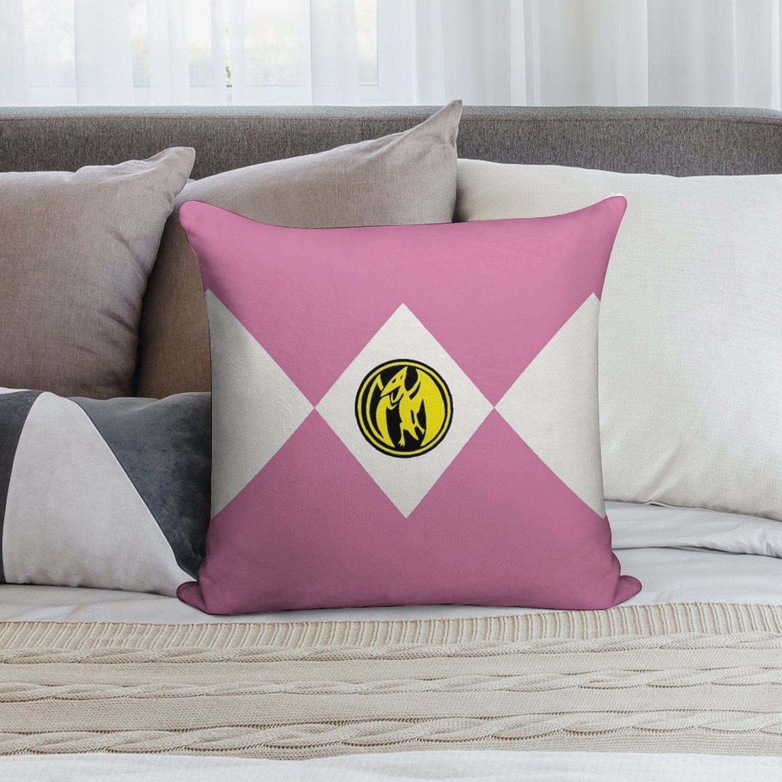 Pterodactyl Dinozord Soft Style Accent Throw Pillow