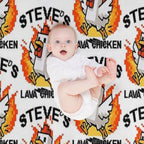 Steve's Lava Chicken Minecraft Movie All-season Throw Blanket
