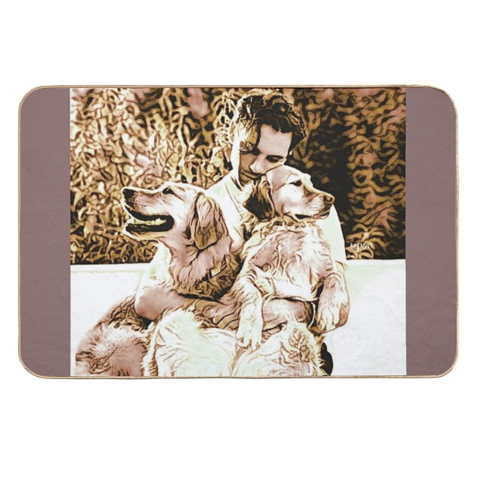 Dog Love  Slip-Resistant Bath Mat