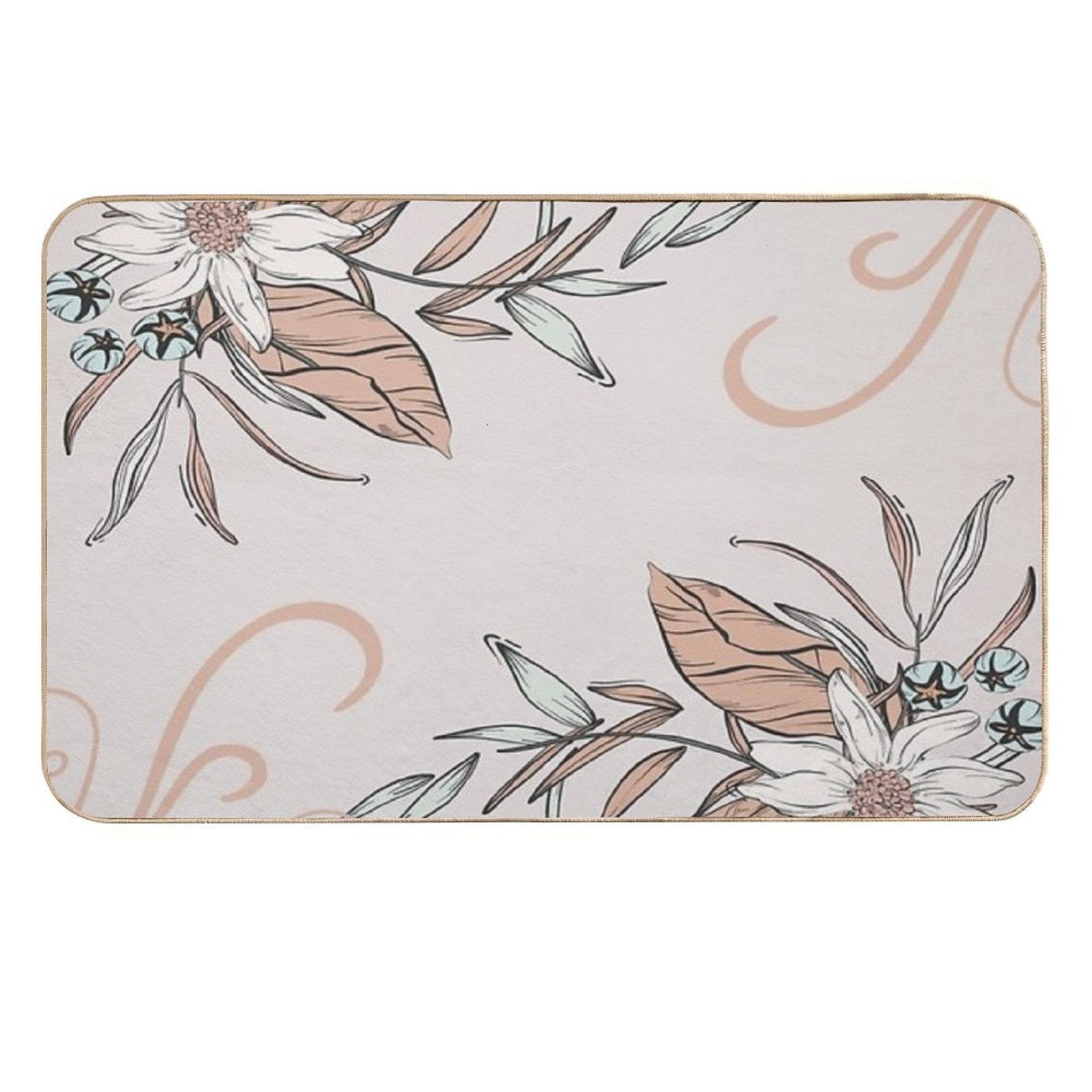 Flowers,nature Duvet Cover,pillows,blankets  Long-Lasting Bath Mat