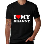 I Love My Granny I Heart Family Grandma  Affordable Price T-Shirt