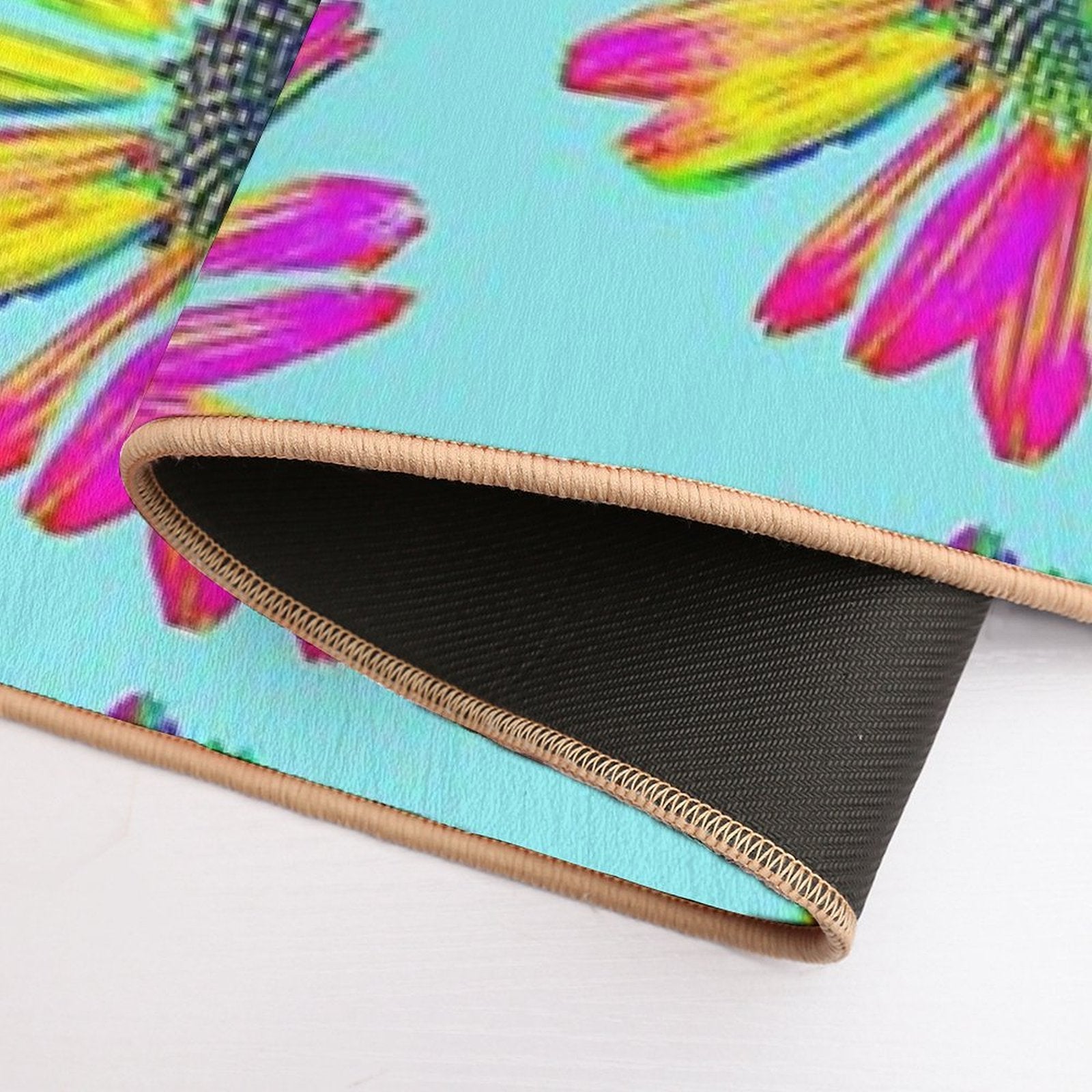 Fancy George Flower of TeamBob  Slip-Resistant Bath Mat