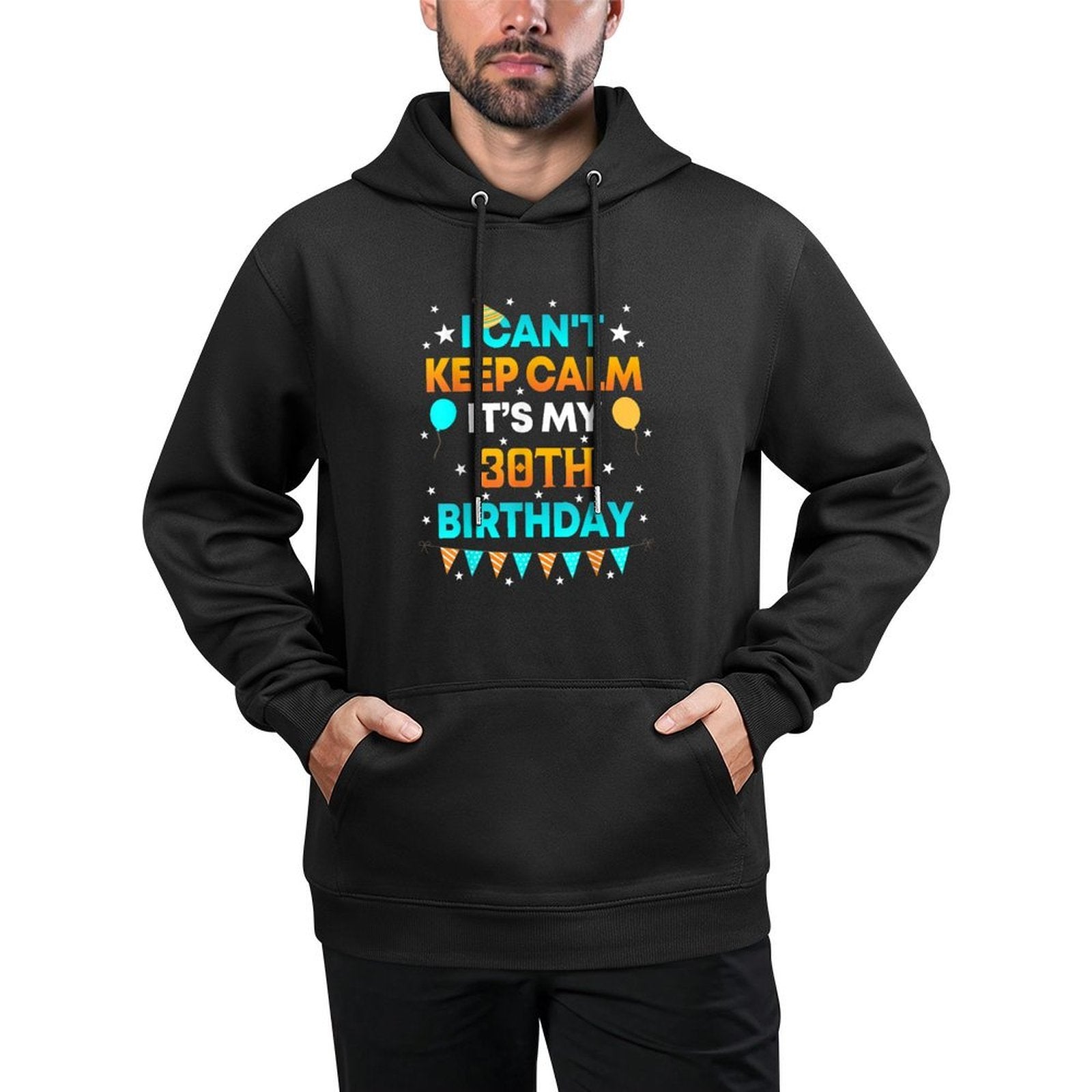 30 Years Old Shirt I Can't Keep Calm It's My 30th Birthday Unisex Design Hoodie