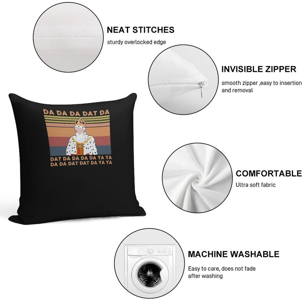 Hamilton King-George Chorus Da Da Da Dat Da Vintage Soft Skin-Friendly Throw Pillow
