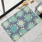 Big Little Dots Sea Green  Stain-Proof Bath Mat