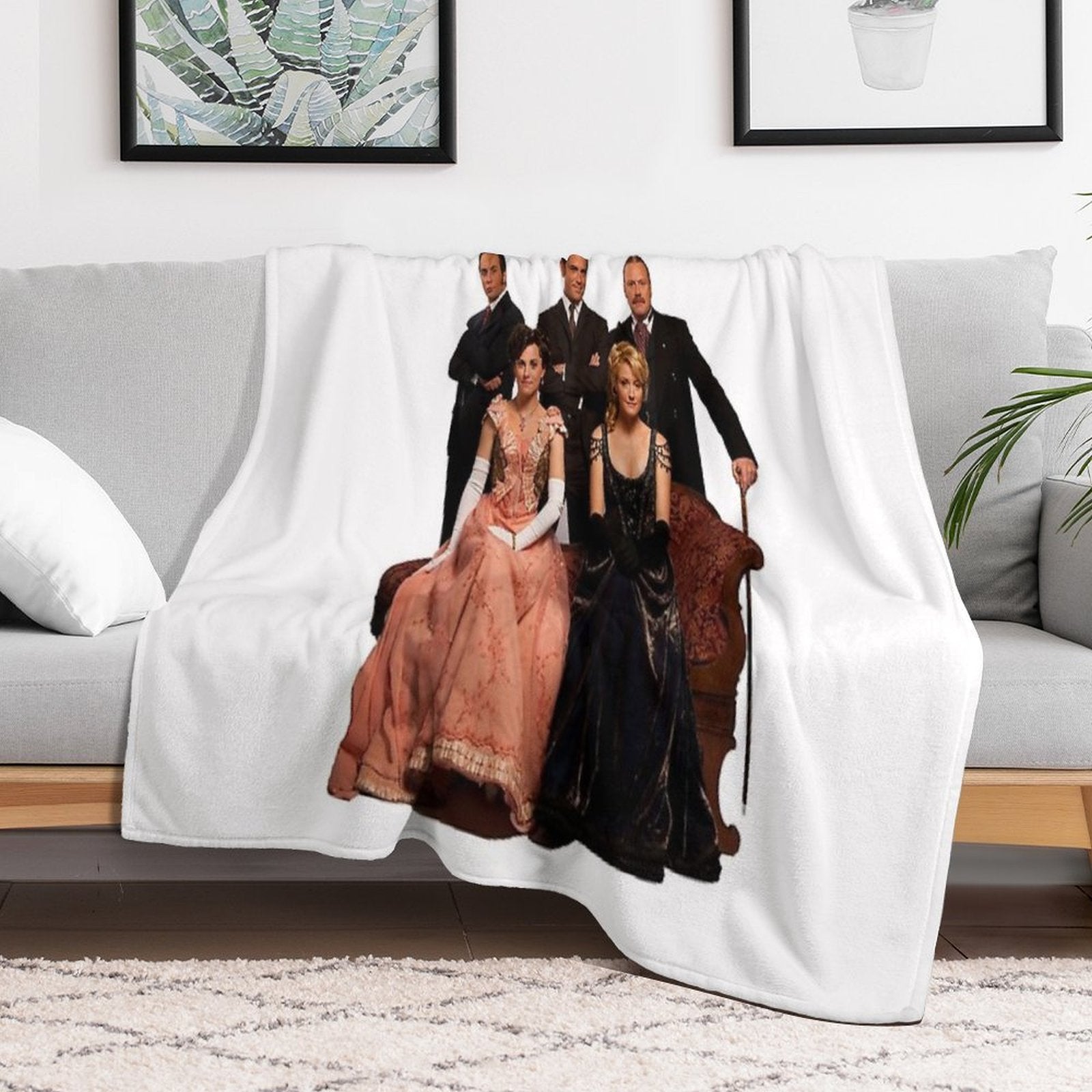 Murdoch Mysteries Design Premium Throw Blanket