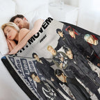 ATEEZ THE WORLD EP.1  MOVEMENT GUERRILLA Velvety-soft Throw Blanket