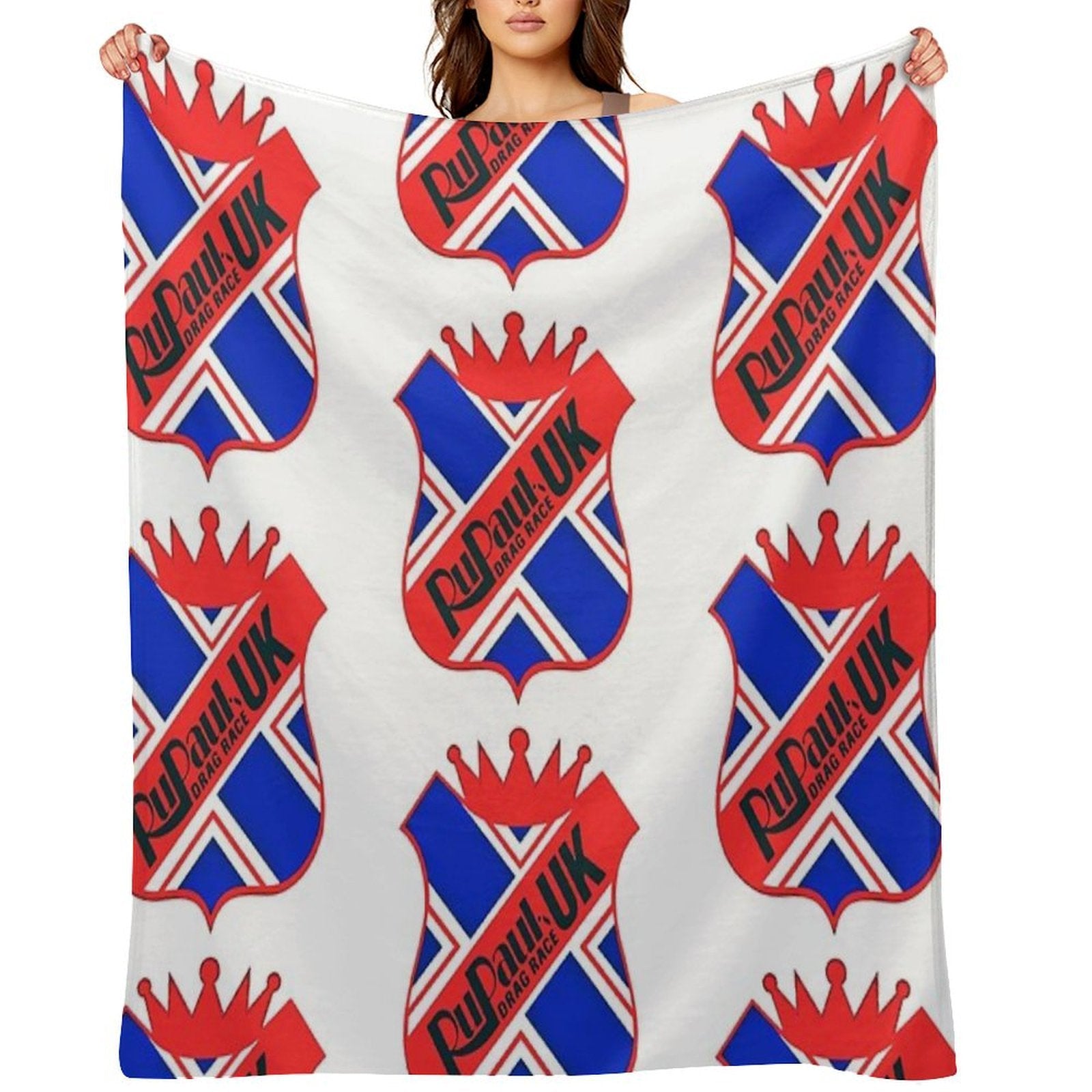 RuPeter Badge RuPaul’s Drag Race UK Lightweight Throw Blanket