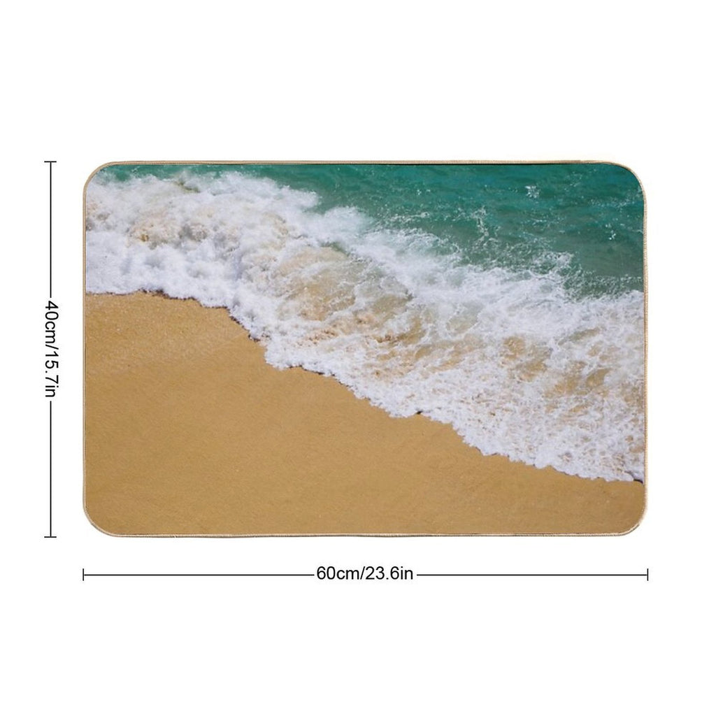 Crashing Waves Bath Mat  Anti-Trip Bath Mat