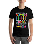Funny Teacher We Are Like A Box of Crayons for Men Women Kids  Easy-care T-Shirt