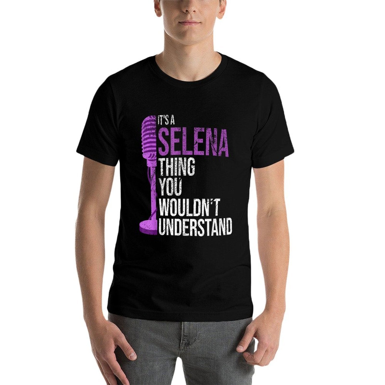 Its A Selena Thing You Wouldnt Understand - Funny Selena  Oversized Silhouette T-Shirt