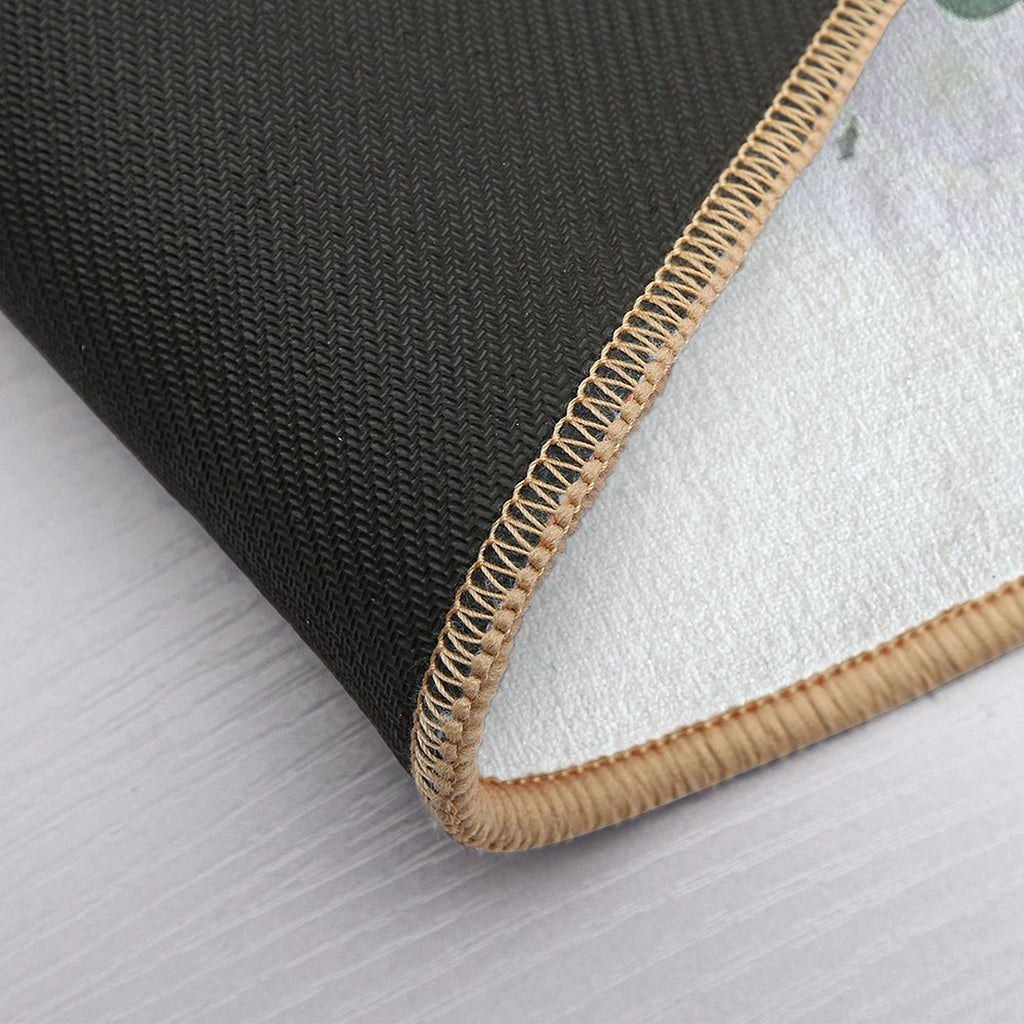 Eucalyptus Leaves And Branches  Absorbent Bath Mat