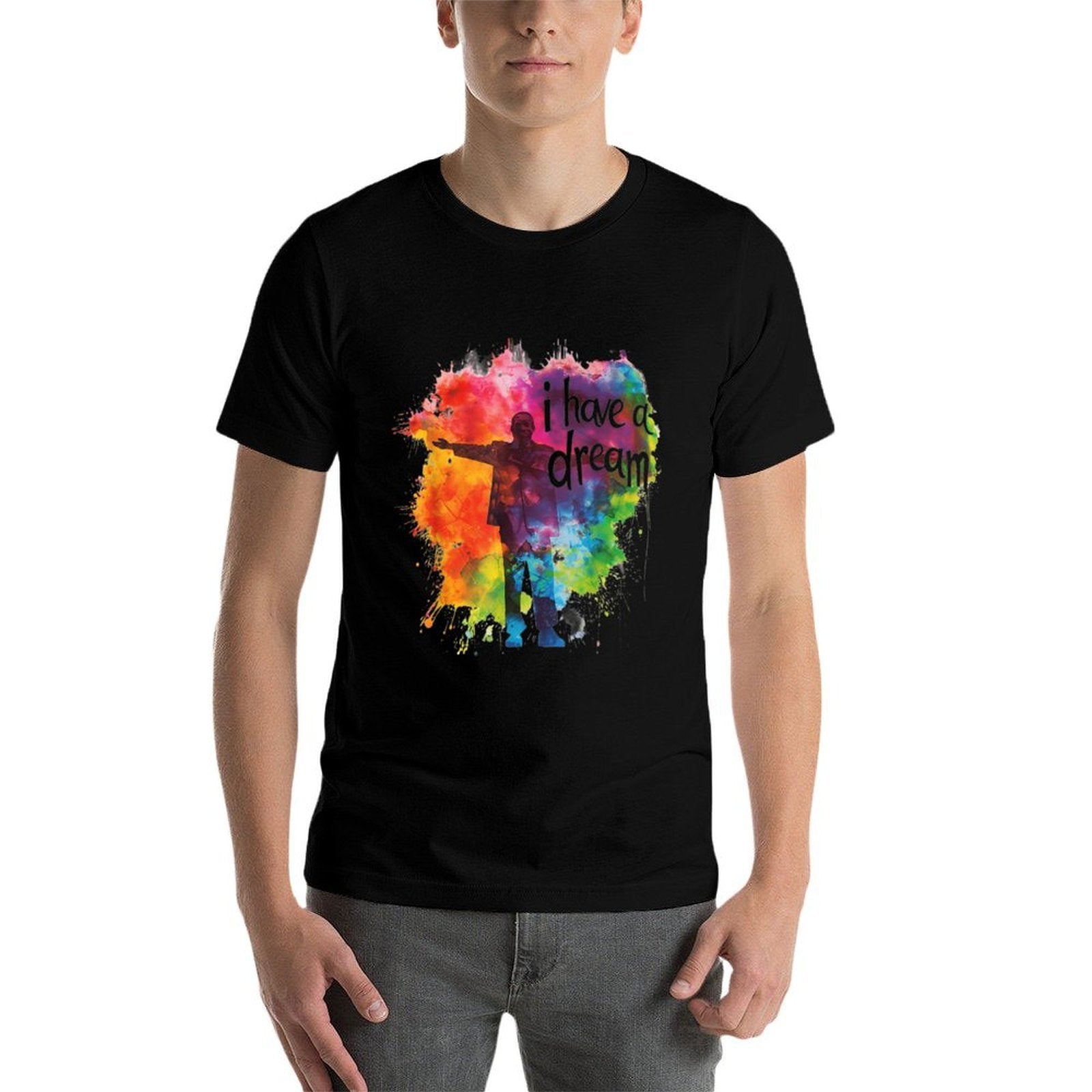 I Have A Dream Martin Luther King Day MLK Day  Tagless Design T-Shirt