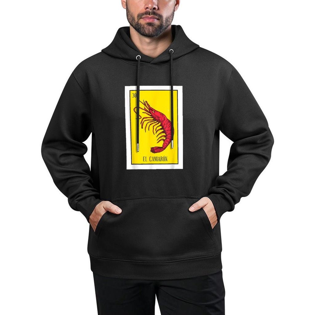 El Camaron Lottery Gift The Shrimp Card Mexican Lottery Easy Care Hoodie