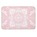 Pastel Pink Mandala  Rapid-Drying Bath Mat