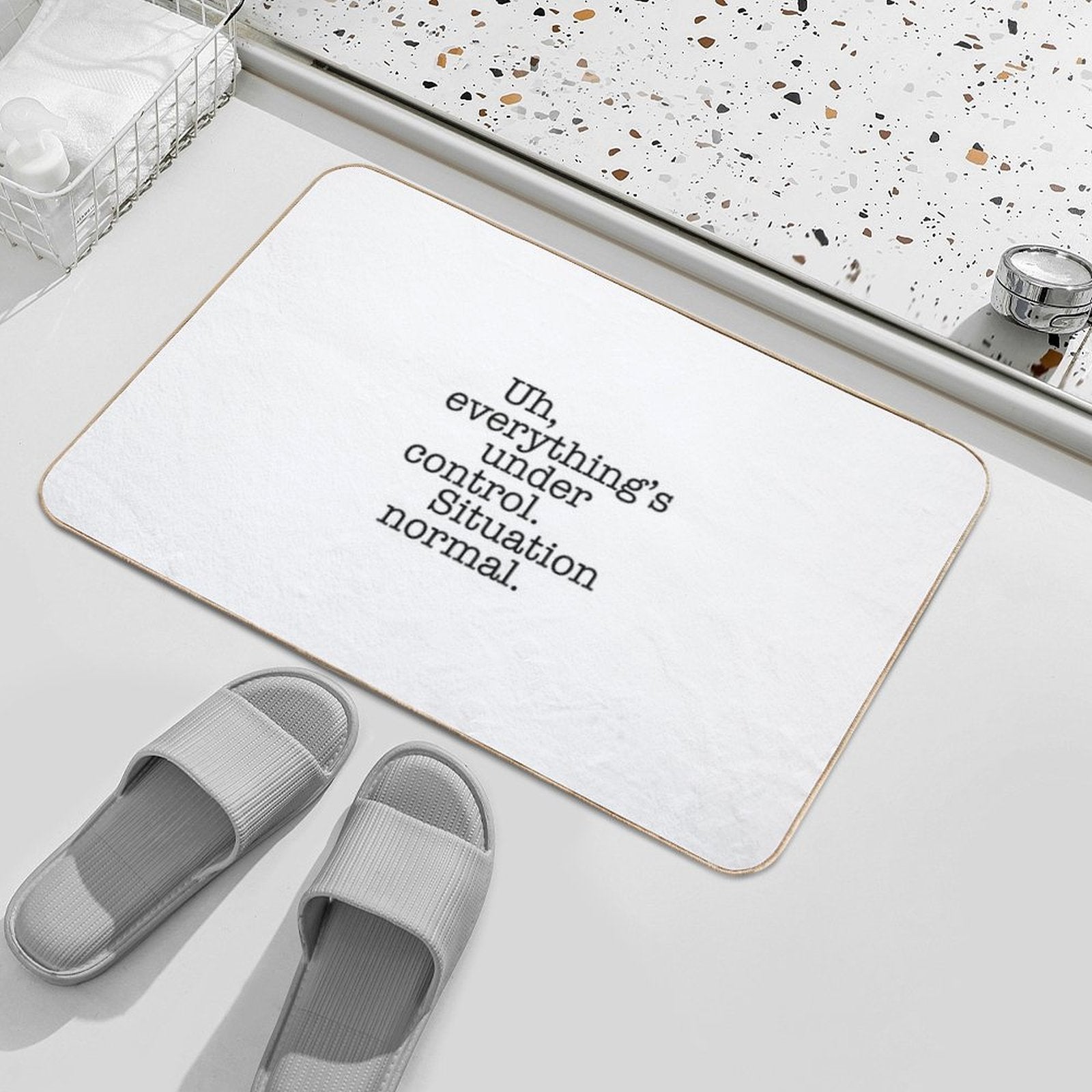 Star Wars Quotes - Situation Normal  Non-Slip Bath Mat