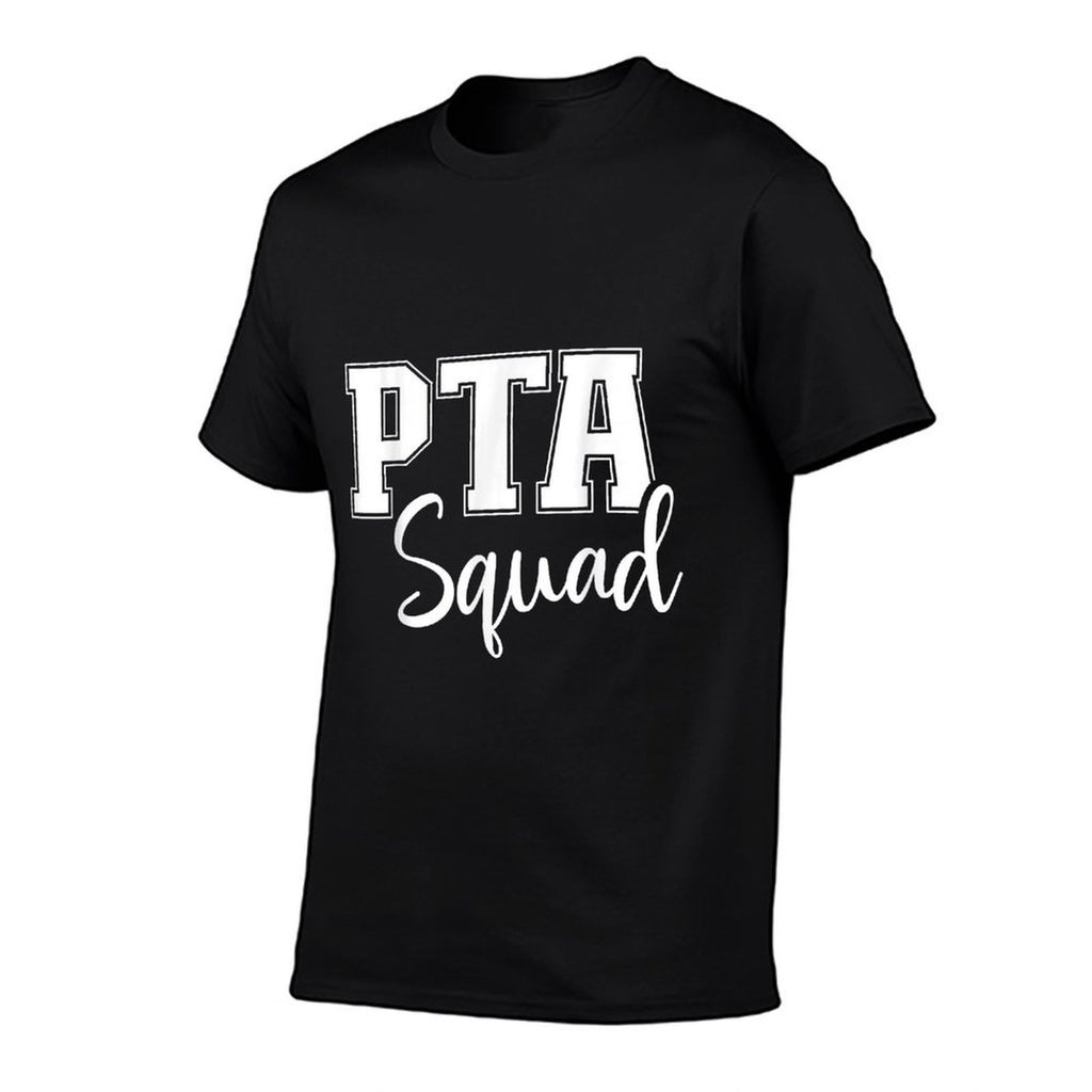 PTA Squad - Parent Teacher Organization Association  Ribbed Collar T-Shirt