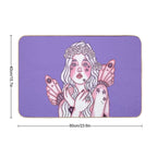 Among The Stars In Lavender Evening Star Fairy  Stain-Proof Bath Mat