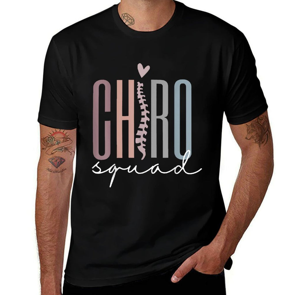 Chiro Squad Chiropractor Ofice Chiropractic Graduation  Relaxed-fit T-Shirt