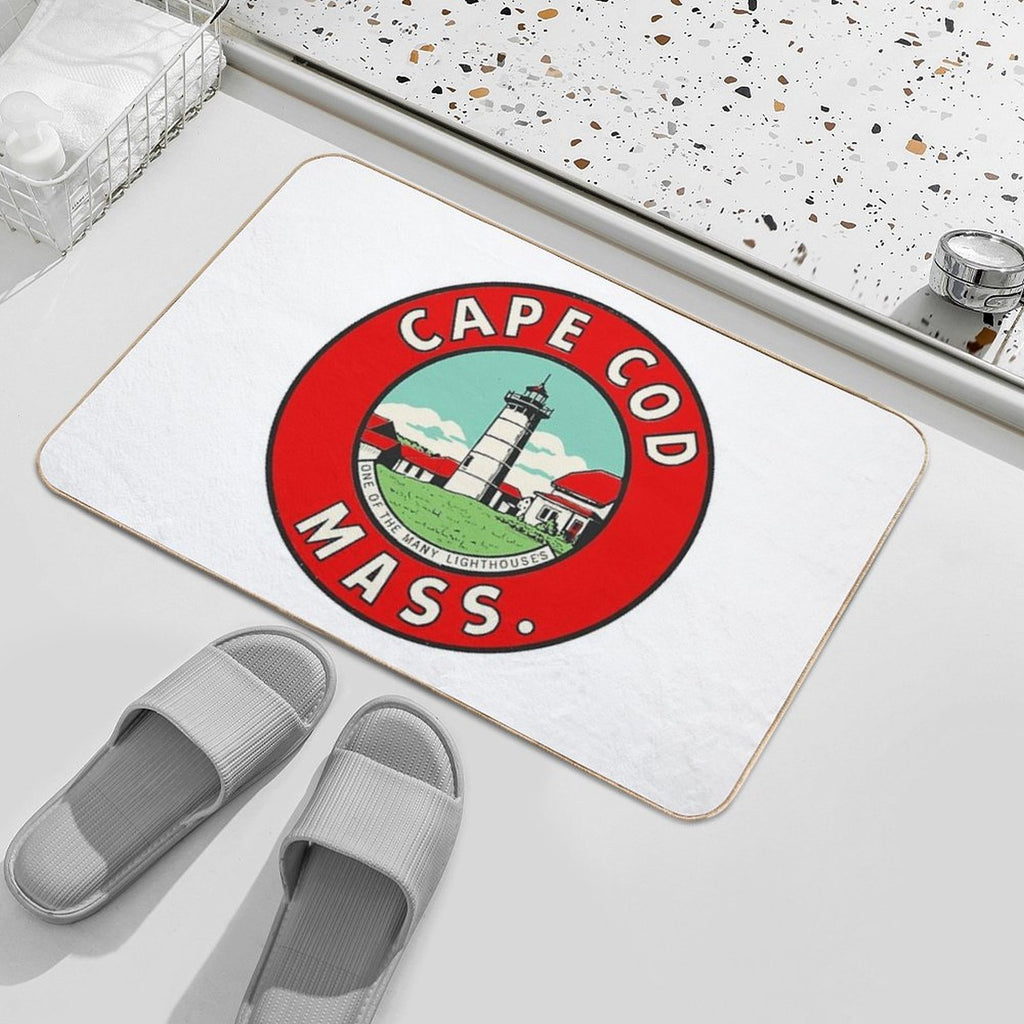 Vintage Cape Cod Decal  Versatile Bath Mat