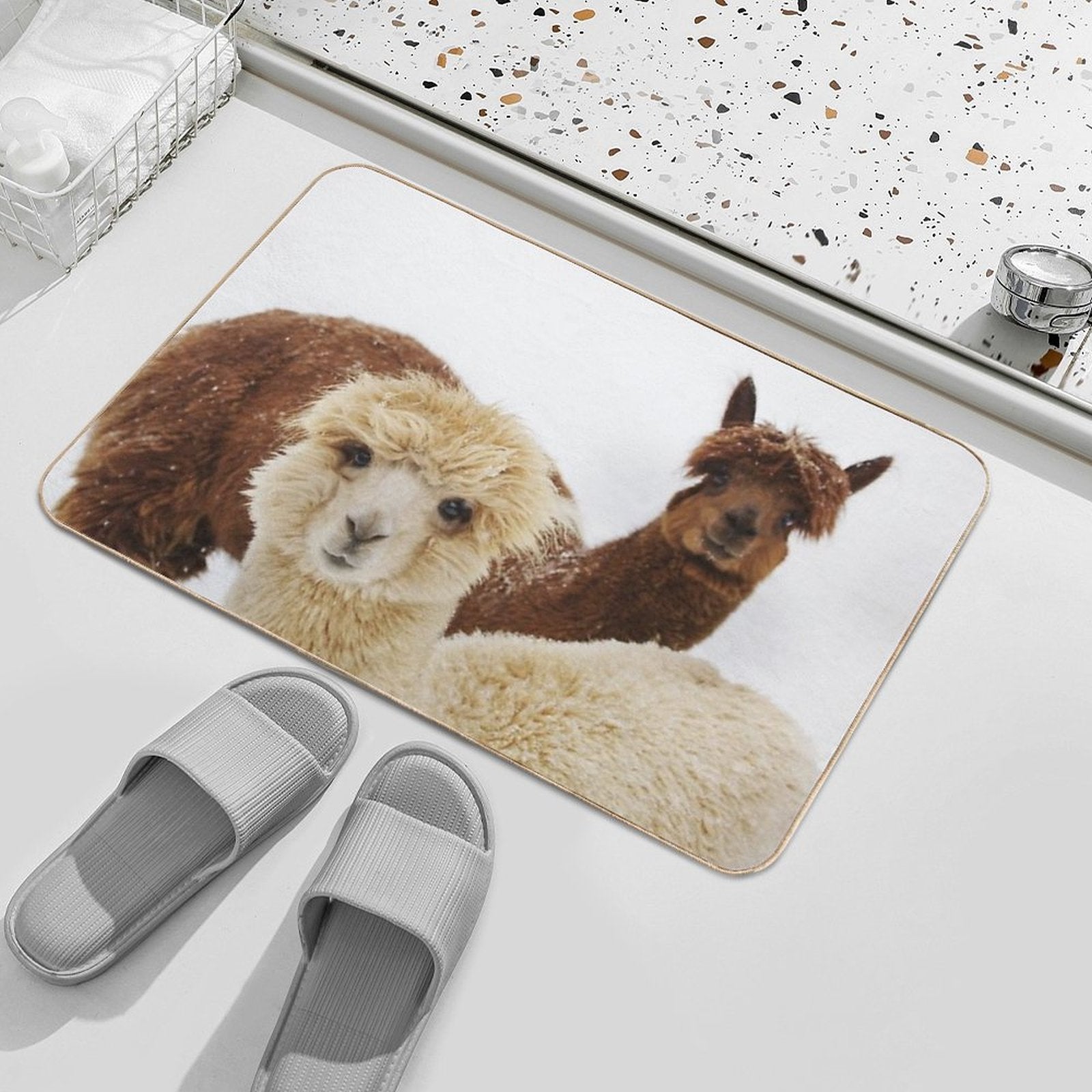 Alpaca  High-Traffic Bath Mat