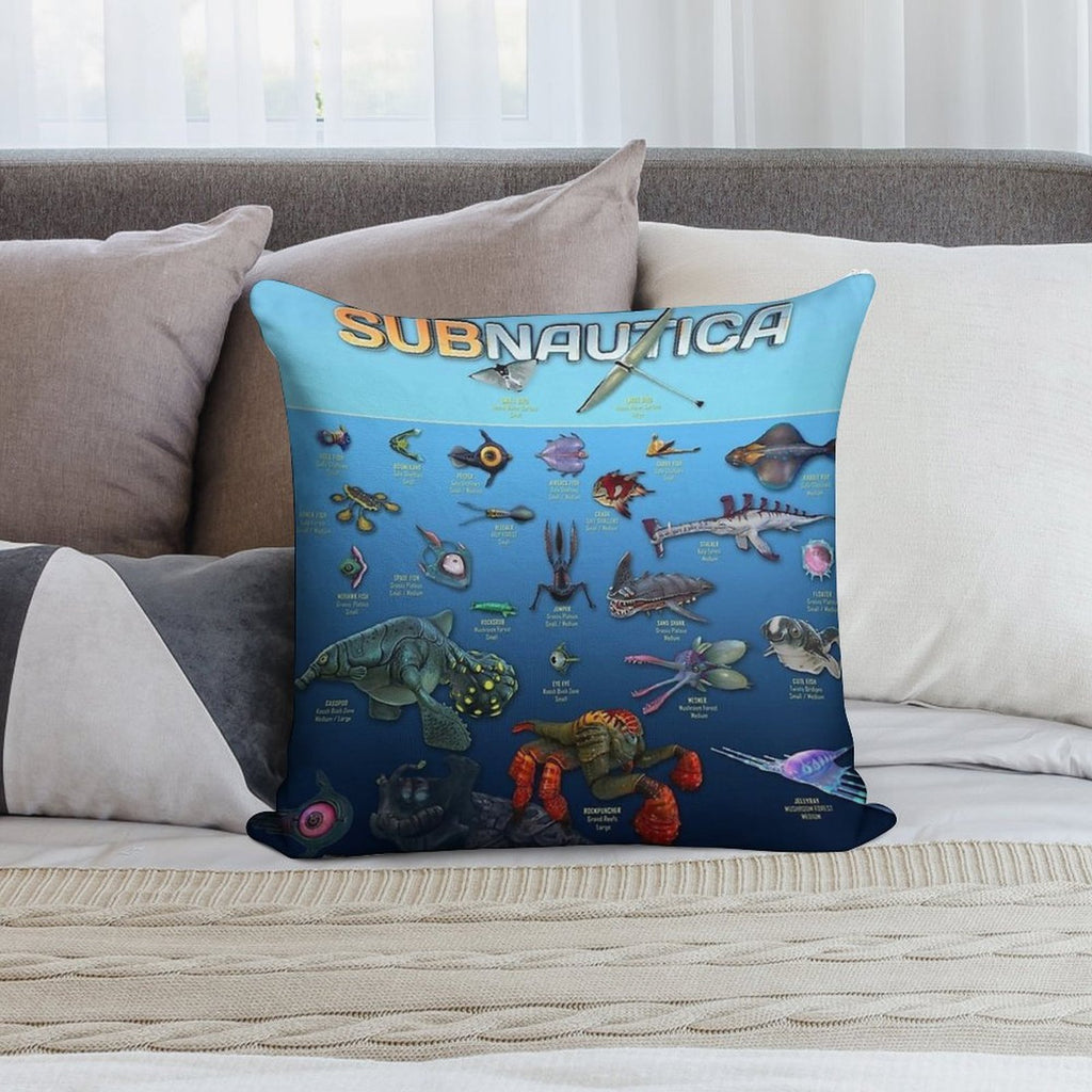 Subnautica Soft Gift Ready Throw Pillow