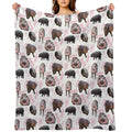 MOO DENG IS SO CUTIE Easy Care Throw Blanket