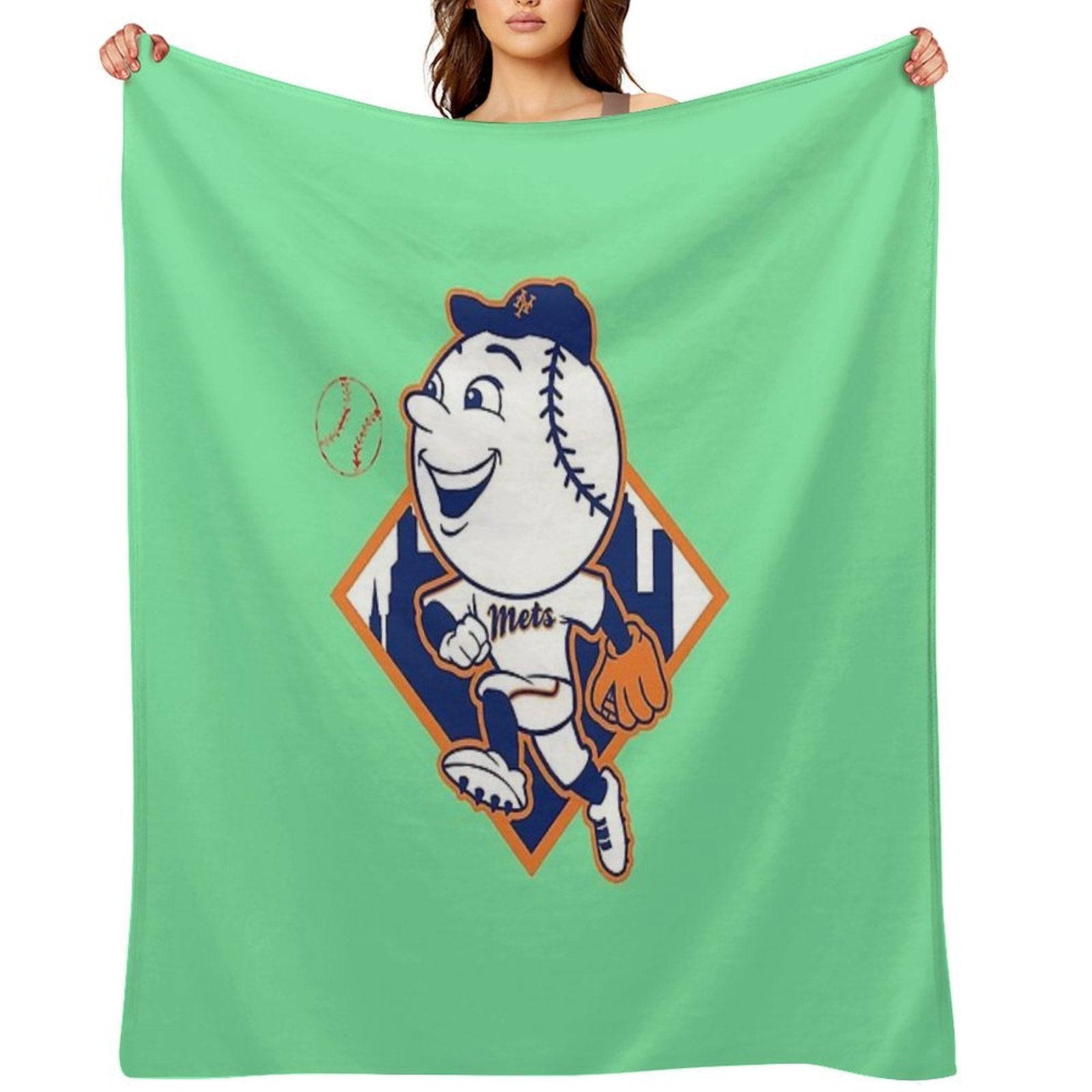 To Fans of The American Baseball Game 2010 Sustainable Throw Blanket