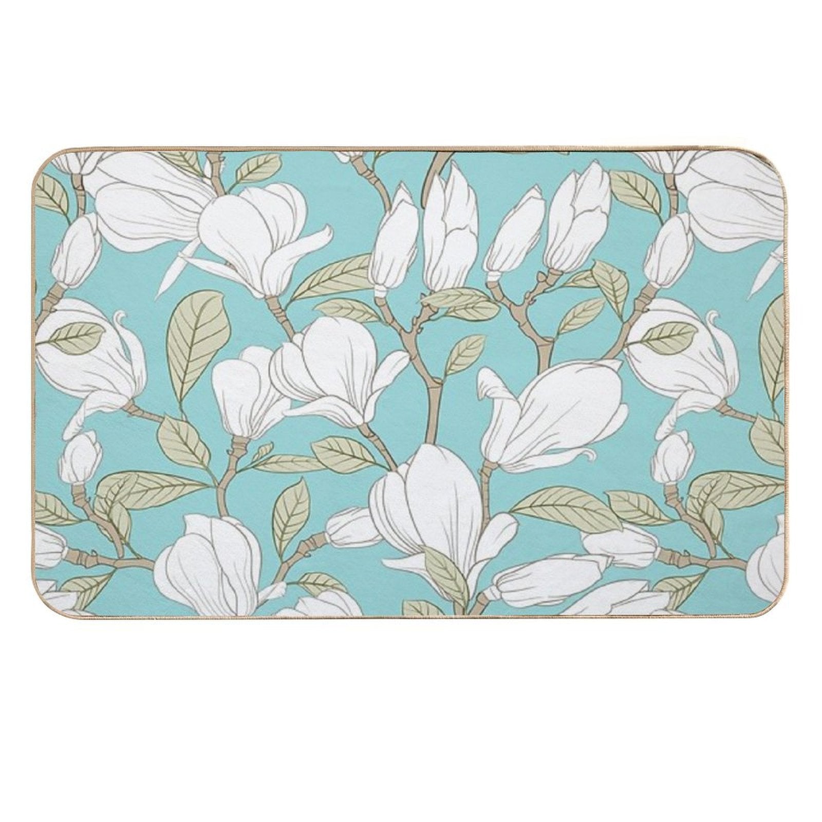 Magnificent Magnolia  Non-Slip Bath Mat