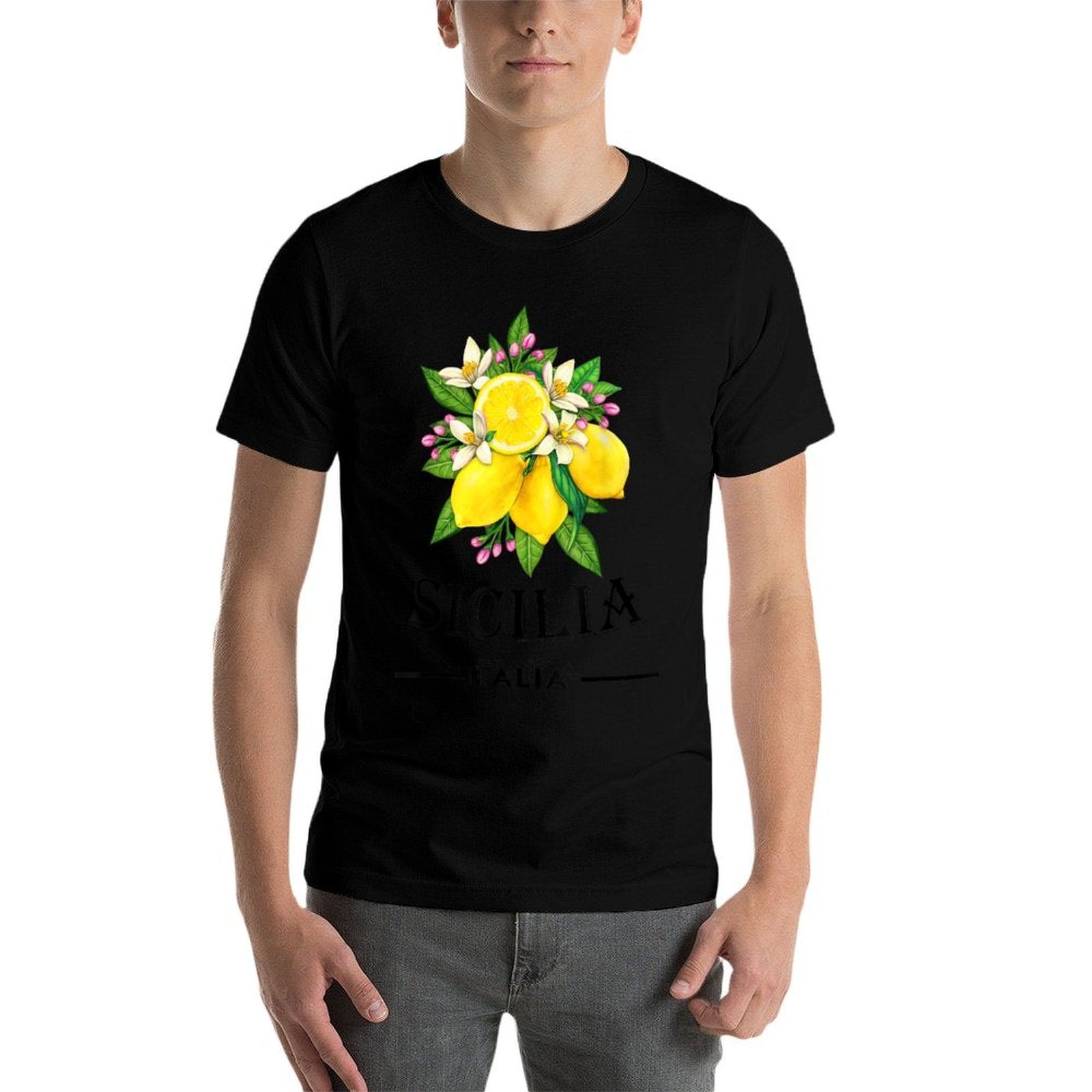 Sicily Italy Fresh Italian Lemons For Sicilians  Affordable Price T-Shirt