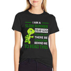 I Am Slow Runner Dear God Please Let There Be Someone (Back)  Classic T-Shirt