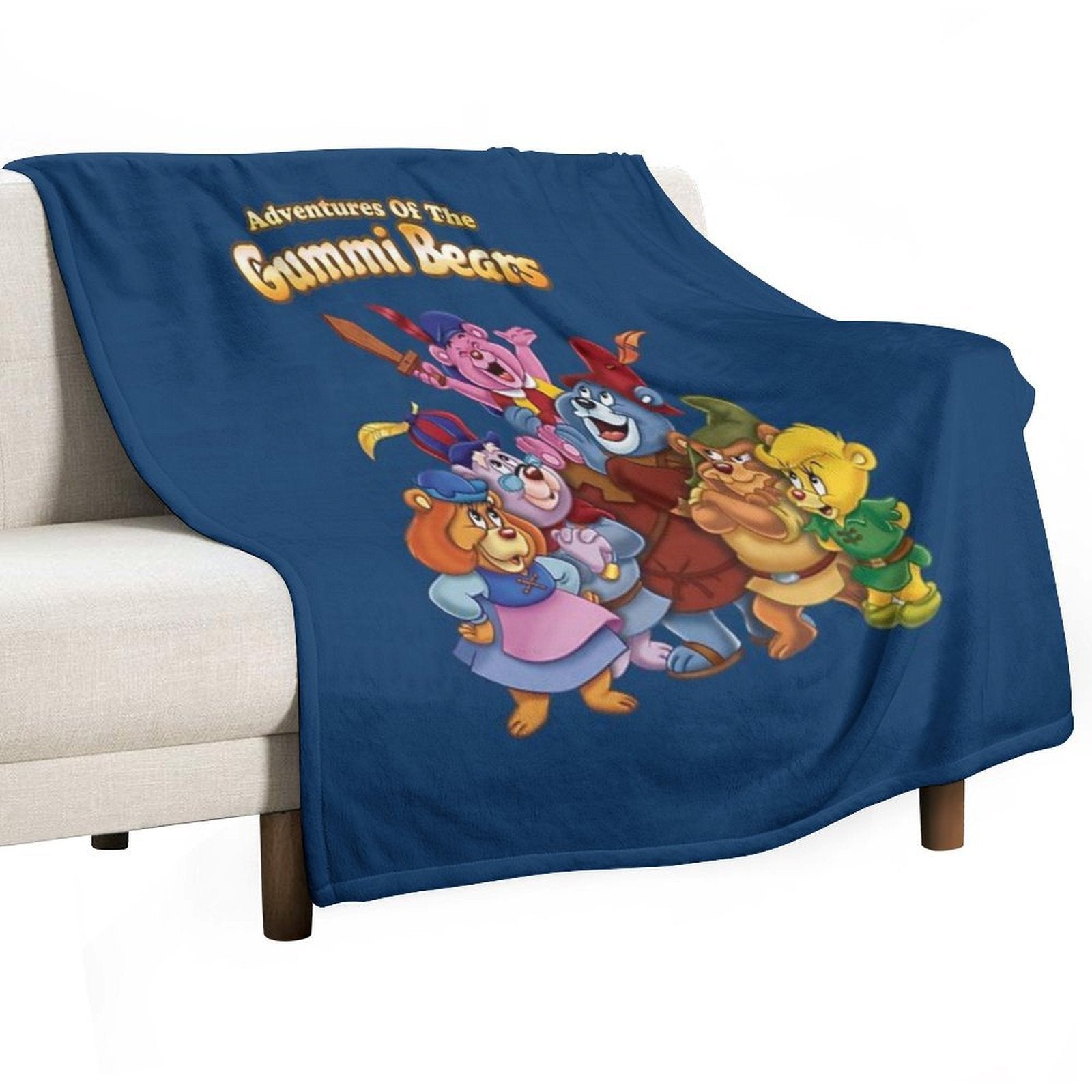 The Gummi Bear - Gummi Bears Cartoon Compact Throw Blanket