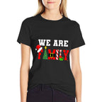 We Are Family Christmas Pajamas Funny Matching Xmas 2024  Odor-resistant T-Shirt