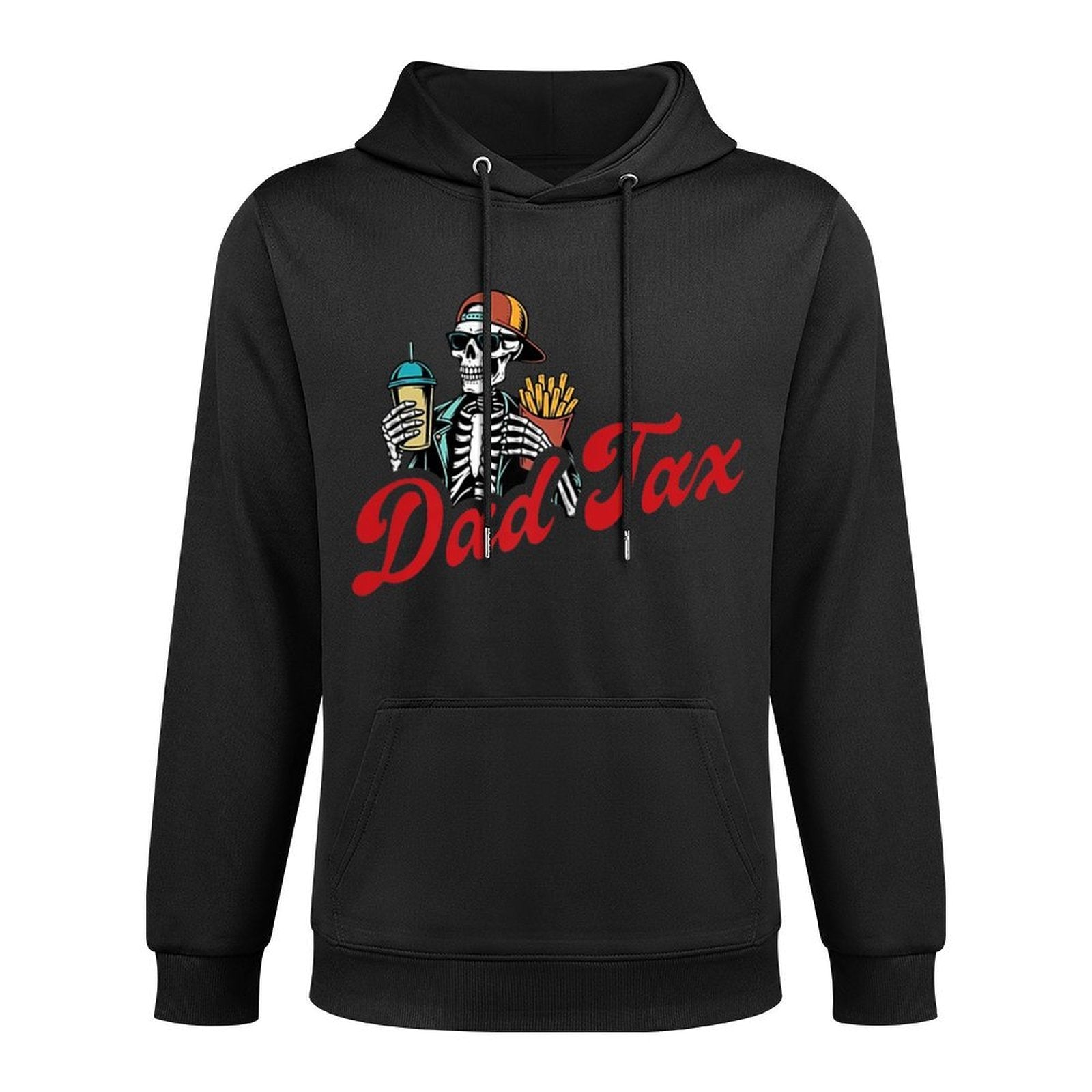 Dad Tax Making Sure It's Not Poison Skeleton (2 SIDES) Shape Retention Hoodie