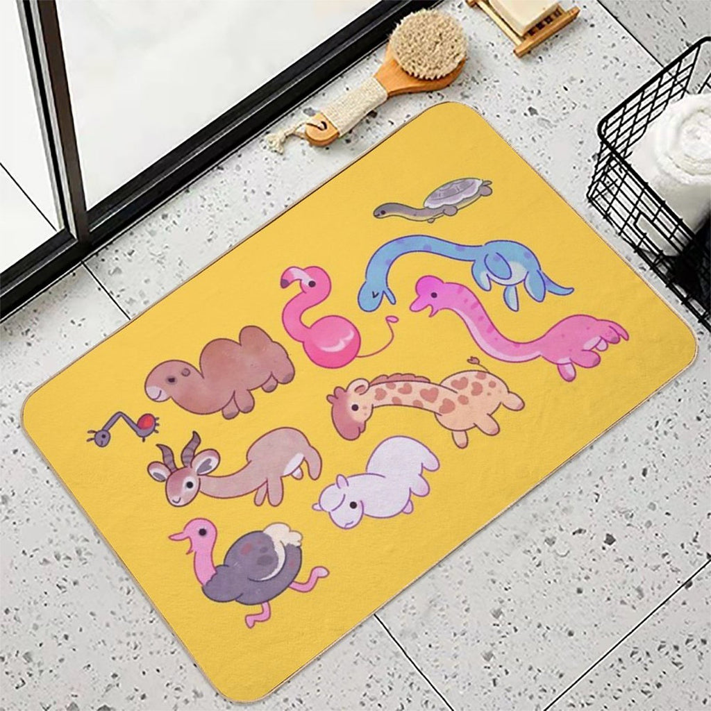 Loooooong Neck  Odorless Bath Mat