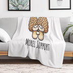 Morel Support Comfort Throw Blanket