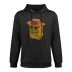 Chicken Nugget Cowboy Meme Medium-Weight Fabric Hoodie