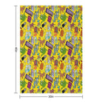 Treehouse of Horror Travel-friendly Throw Blanket