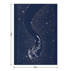 Starry Hammerhead Compact Throw Blanket