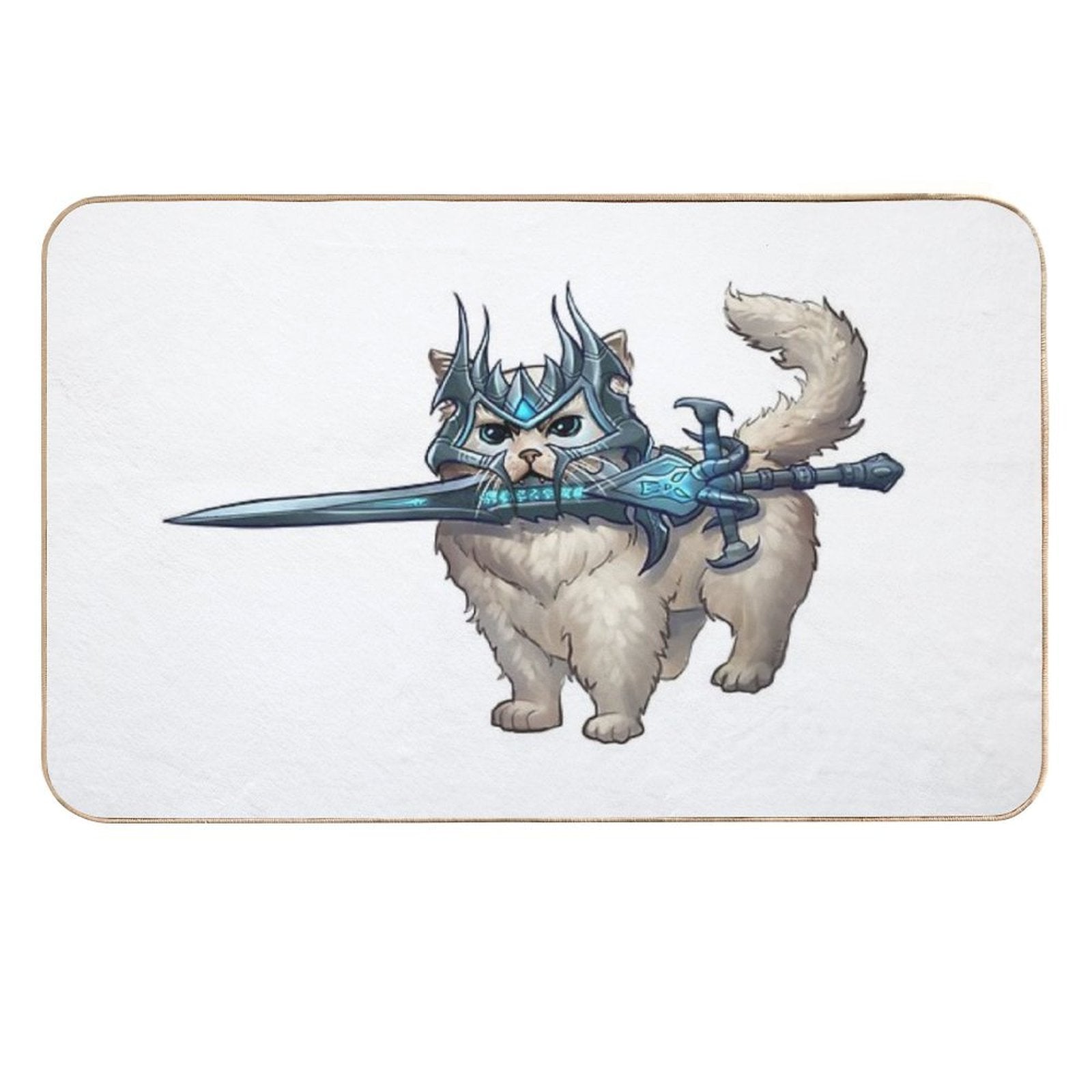 Lich Cat  Anti-Trip Bath Mat
