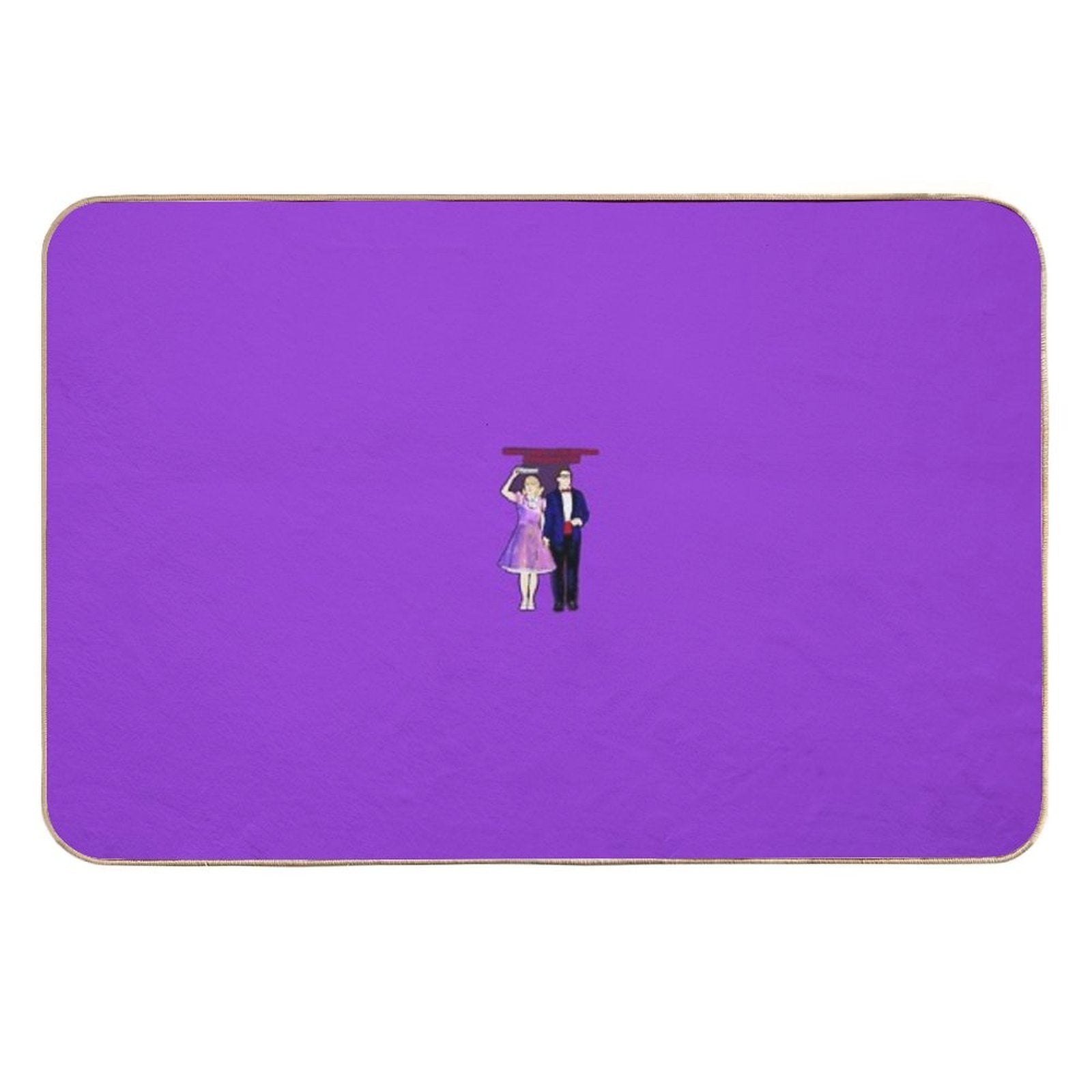 Brad And Janet - There's A Light -Rocky Horror Picture Show  Odorless Bath Mat