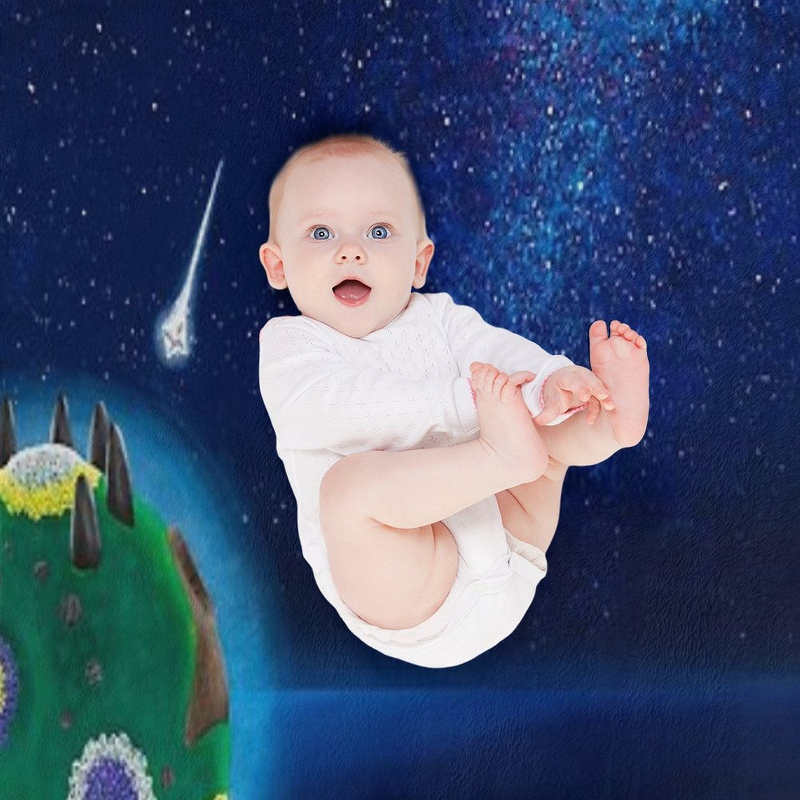 Gateway Galaxy Wrinkle-free Throw Blanket