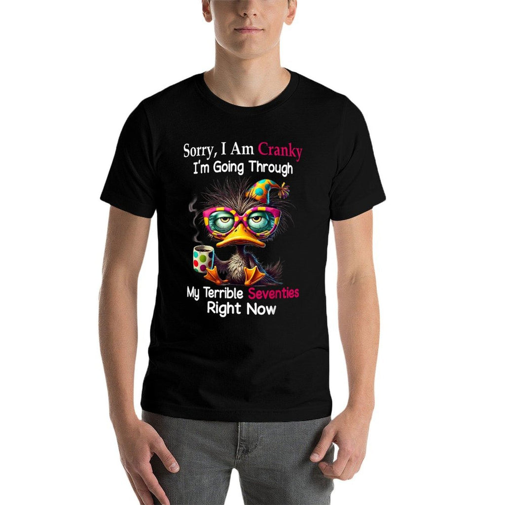 Sorry I Am Cranky Im Going Through My Terrible Seventies  Relaxed-fit T-Shirt