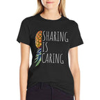 Funny Sharing Is Caring Upside Down Pineapple Swinger  Eco-friendly Material T-Shirt
