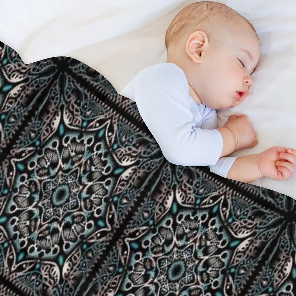 Webs of The Silver Moon Anti-pilling Throw Blanket